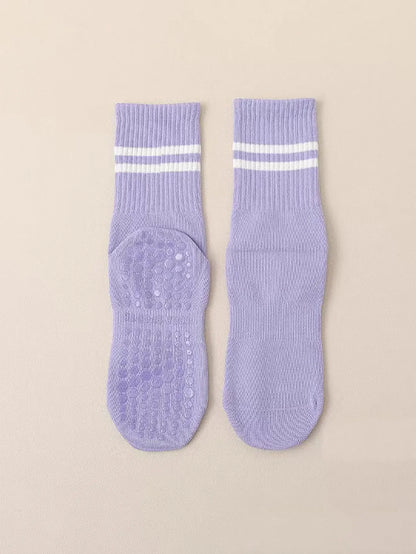 Pilates Socks with Grips for Women Yoga Socks Barre Socks Non Slip Socks of 1/2/3/6pairs