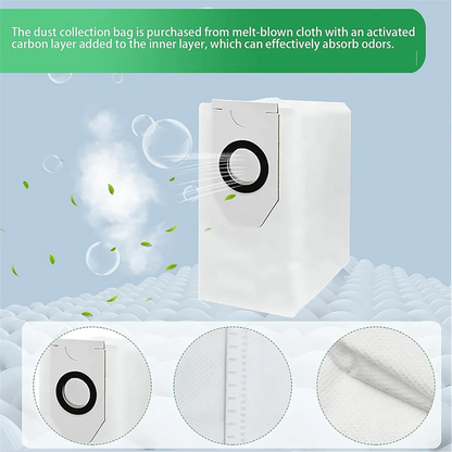 For Eureka J12Ultra / J12 Ultra, for Midea V12 Vacuum Cleaner Main Side Brush Filter Mop Bags Replacement Parts