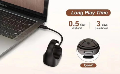 Tiktok Scrolling Ring Tiktok Remote Control, Bluetooth Page-Turning Ring Scroll Device for iPhone and Ipad, with Camera Shutter, Short Video and Music Remote Control Functions, Compatible with Ios and Android Phones