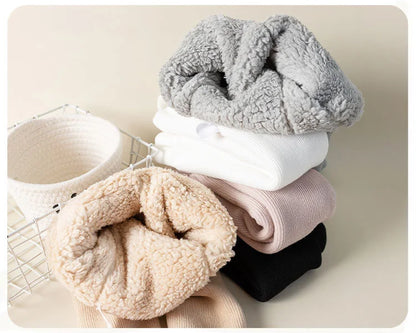 Winter Kids Tights for Girls - Thick Warm Cotton Pantyhose for Toddlers & Children 0-8 Years