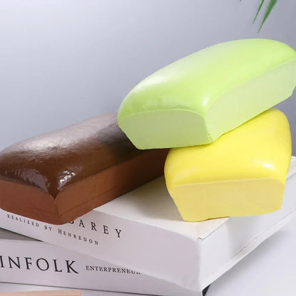 Squishy Slow Rising Simulation Food Pinch Toys Fidget Toy Tender Soft Cake Bread Toast Squeeze Toy Stress Release Hand Relax Toy