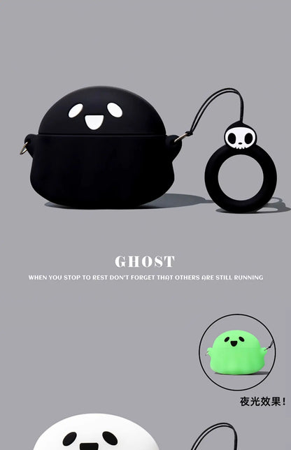 For Airpods 1 2 3 4 Pro Pro 2 Pro 3 Crayons Shark Dog Silicone Earphone Case Accessories Cover