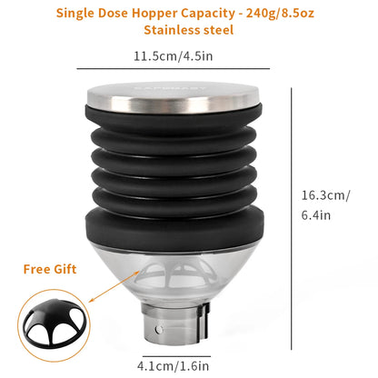 Coffee Beans Grinder Single Dose Hopper/Bellows Coffee Grinder Bean Bin Blowing Cleaning Tools For Eureka Mignon And Helios