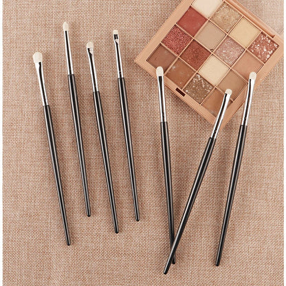 1pc White Pony Hair Eyeshadow Makeup brushes Small Smudge Precision Crease Detail Bevel Eye Shadow Make up brush Liner Lip