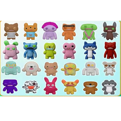 24p Fuggler Funny Ugly Teeth Monster Blind Box Figure Toys Kawaii Fugglers Anime Action Figurine Keychains Model Dolls Gift