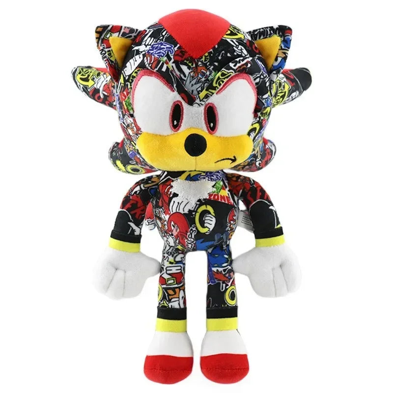 Sonic shadow  peluches toy 20-45cm cartoon hedgehog Amy Rose knuckle tail soft stuffed doll child birthday Sonic peluches toys
