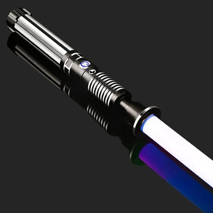 Lightsaber RGB 16 Colors Metal Handle Double-edged Change Heavy Dueling Sound Two In One Light Metel Handle LED USB Charging