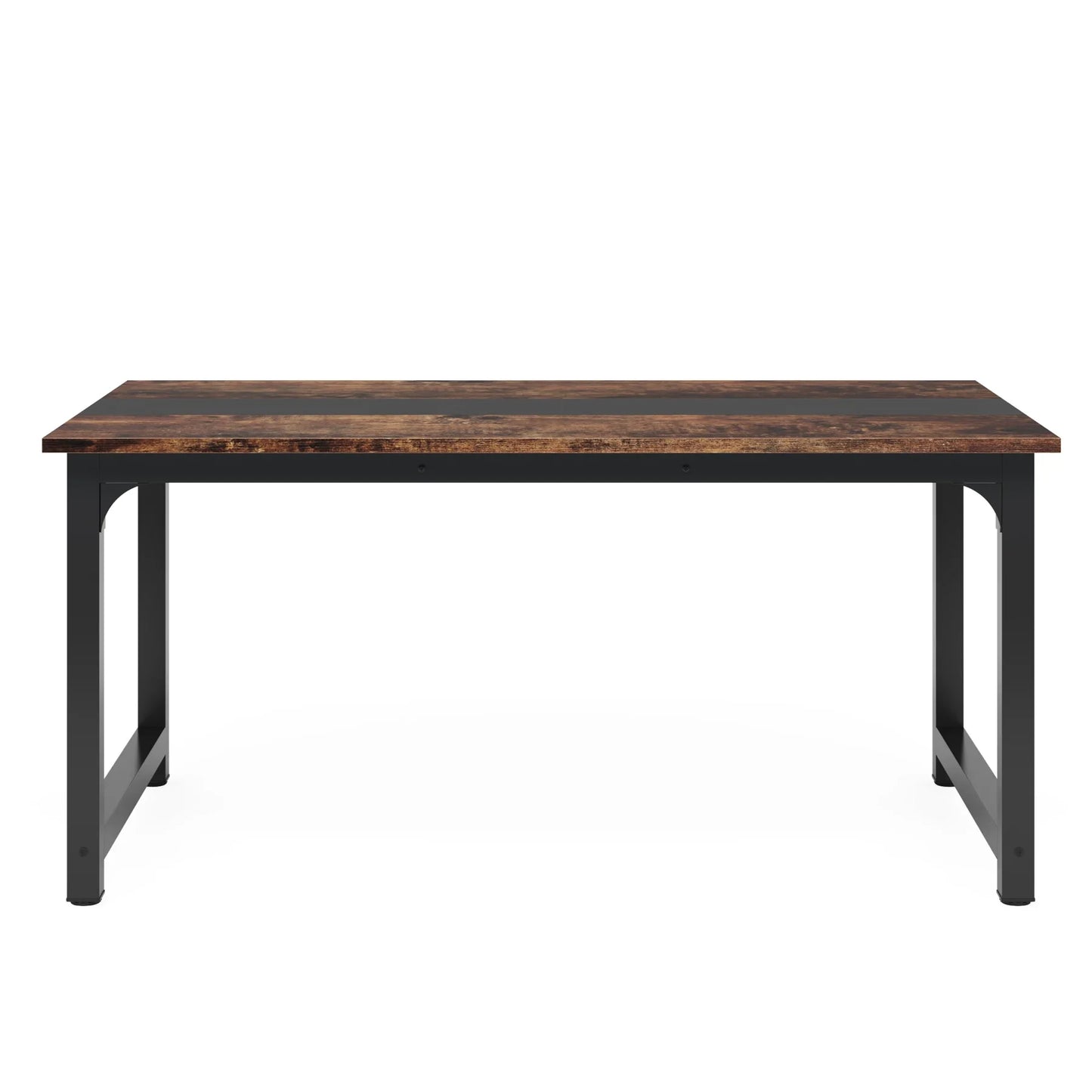 Tribesigns 63"x31.5" Dining Table, Industrial Kitchen Table for 6-8 Person, Rectangular Dinner Table for Dining Room Kitchen
