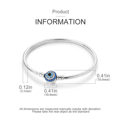 925 Sterling Silver Charm Bracelet - Leaf, Clover, Butterfly & Heart Design | 17-20cm Adjustable