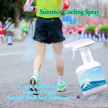 Summer Cooling Spray Car Seat Coolant Hot Days Interior Household Pool Courtyard Outdoor SportsPet Shoes Quick Cooling Agent