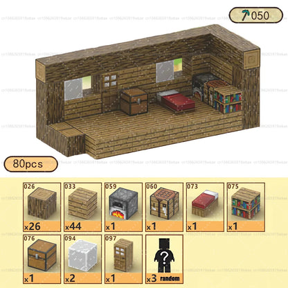 Magnetic Building Blocks Mine World Magnet Cube Set STEM Montessori Sensory Toy for Kids Boys Girls Ages 3+ DIY Model Children