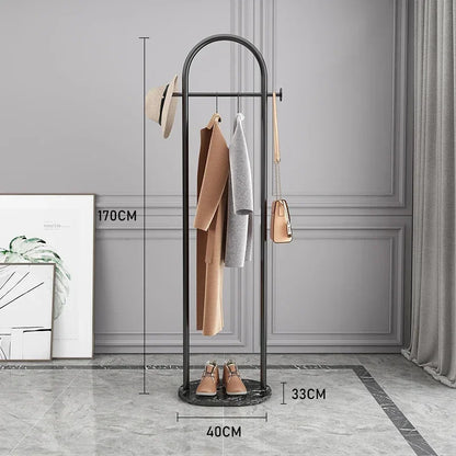 Hanger Floor Bedroom and Household Clothes Rack Simple Indoor Hanging Clothes Rack Multi-Functional Living Room Simple Coat Rack