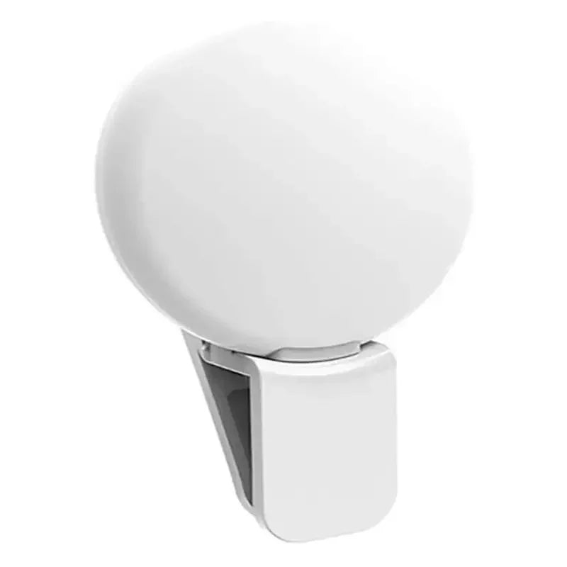 Mobile Phone Fill Flash Lens Ring Light Lamp Portable Clip Three Stop Dimming Mini Durable Practical 10 LED Selfie Ring Beauty
