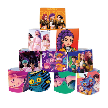 K-POP Demon Slayer Slap Bracelets - Party Favors for Kids Birthday, Christmas Stocking Fillers (12/24/36/48 Pack)