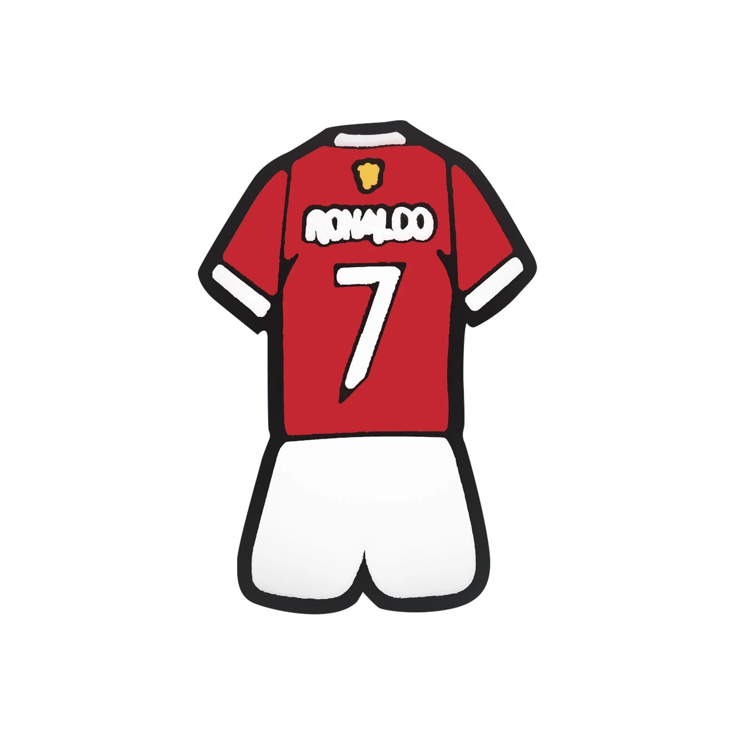 Football Star 1-18pcs/set of Cristiano Ronaldo Xmas Cartoon Shoes Charming Decorative Accessories Children's Favorite Gifts
