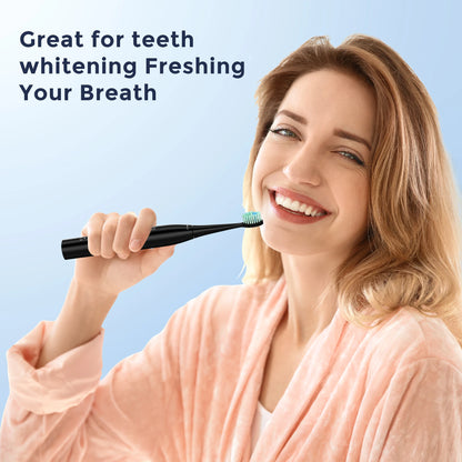 Sejoy Electric Toothbrush for Adults Rechargeable DY-156 Sonic Tooth Brushes 5 Modes IPX7 Waterproof with 8 Replacement Heads