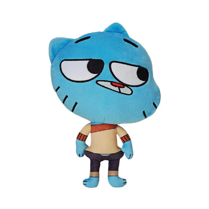 Cute World Of Gumball Darwin Plush Doll Cartoon Banana Joe Anais Richard Nicole Plushie Kawaii Soft Decor Pillow Toy Kids Gift
