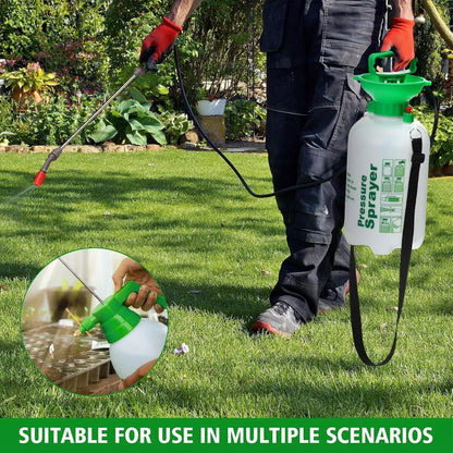 5L Garden Pressure Sprayer – Portable Hand Pump Chemical Weed Spray Bottle