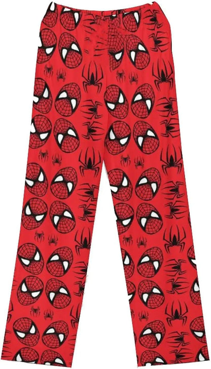 Hello Kitty Spider-man Cotton Loose Ladies Pajama Pants Pyjama Trousers Women Men Cartoon Sleep Bottoms Lounge Wear Girl Sleep