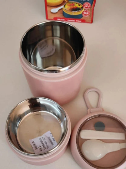 Insulated Thermal Food Jar 530ml/710ml - Stainless Steel Lunch Box for Hot & Cold Food - Kids School Thermos Container