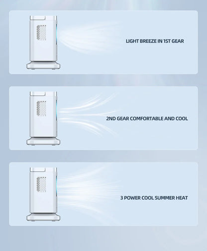 Summer Air Conditioning Fan Portable Mini Air Conditioner Electric Cool Fan Home Silent Ventilador Cooler