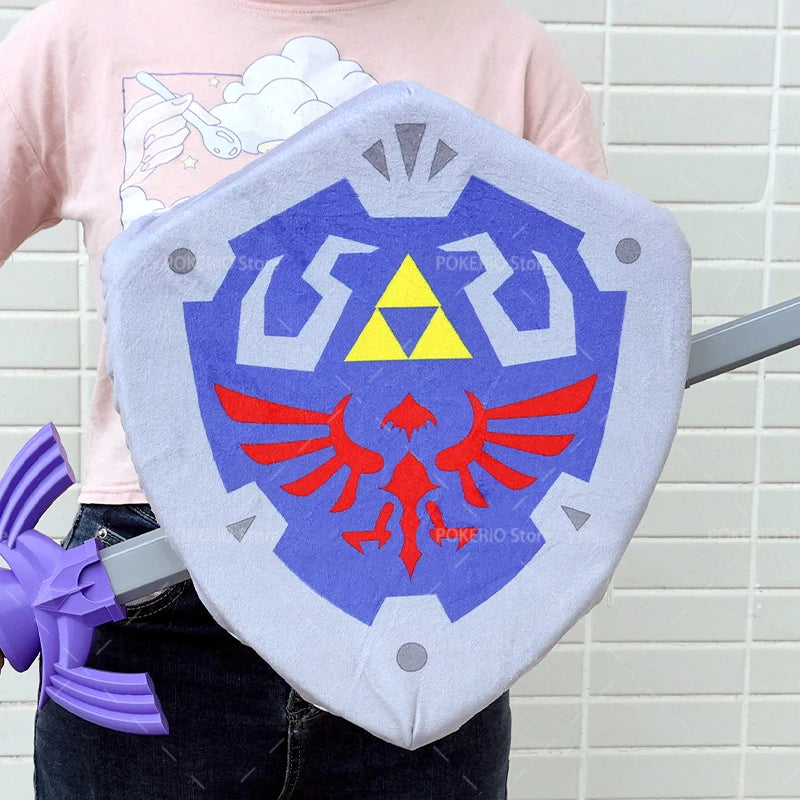 The Legend of Zelda Bokoblin Cosplay Headgear Plush Green Link Hat Zelda Shield Lizalfos Lynel Helmet Neck Costume Props Gift