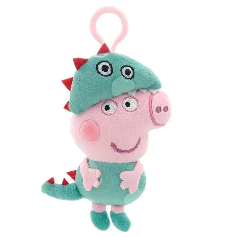 Peppa Pig 12cm Small Pendant Plush Doll George Pig Backpack Pendant Key Decoration Children's Gifts Cartoon Anime Toy Ornaments
