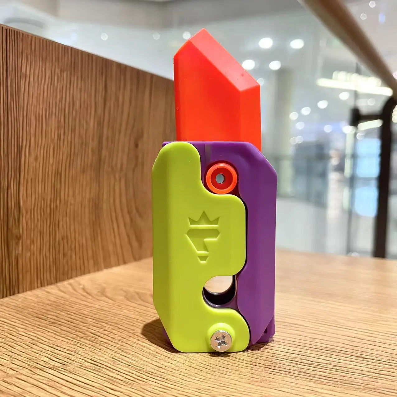 Gravity Folding Claw Knife Radish Knife 3d Printing Gravity Knife Small Radish Knife Push Card Decompression Fidget  Mini Toy