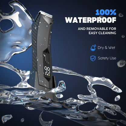 Sejoy Bald Men Hair Clippers Set Body Hair Shaving Machine Electric Head Shaver Facial Beard Trimmer Stainless Steel Blades