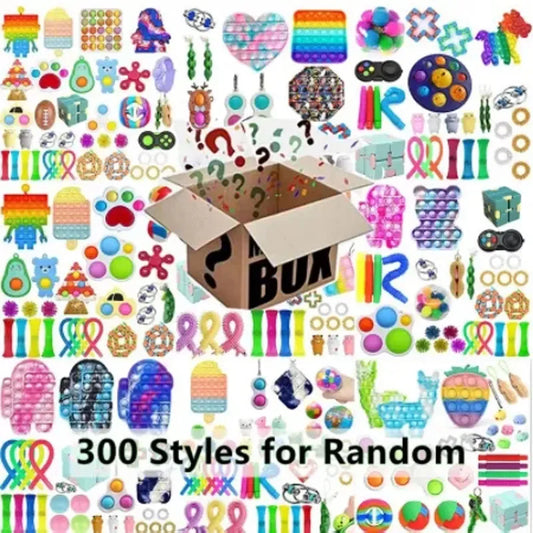 6-50pcs Random Fidget Toys Mystery Gifts Pack Surprise Box 300 Different Fidget Set Antistress Relief Toys for kids