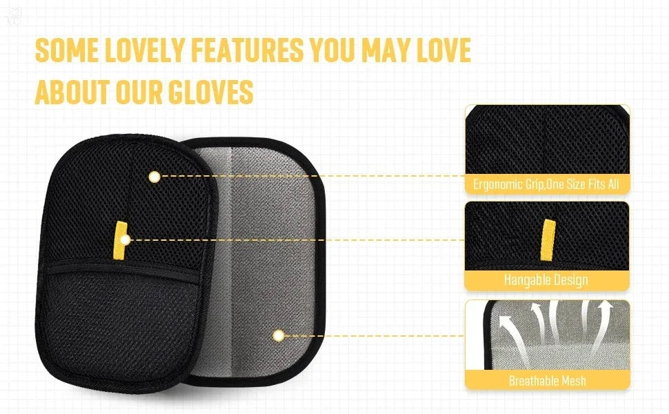 Pet Hair Remover Portable Washable Clothes Hair Dehairing Gloves Pet Cleaning Products Pet Accessories