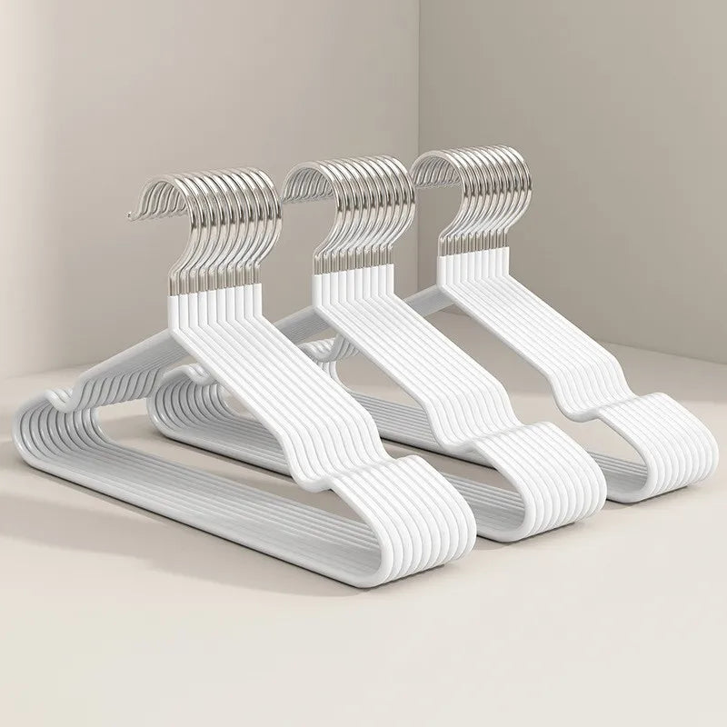 Non marking Clothes Hangers for Home Use Non slip Drying Hangers Metal Thick Clothes Hangers Storage Bedrooms Wardrobes Adult cl