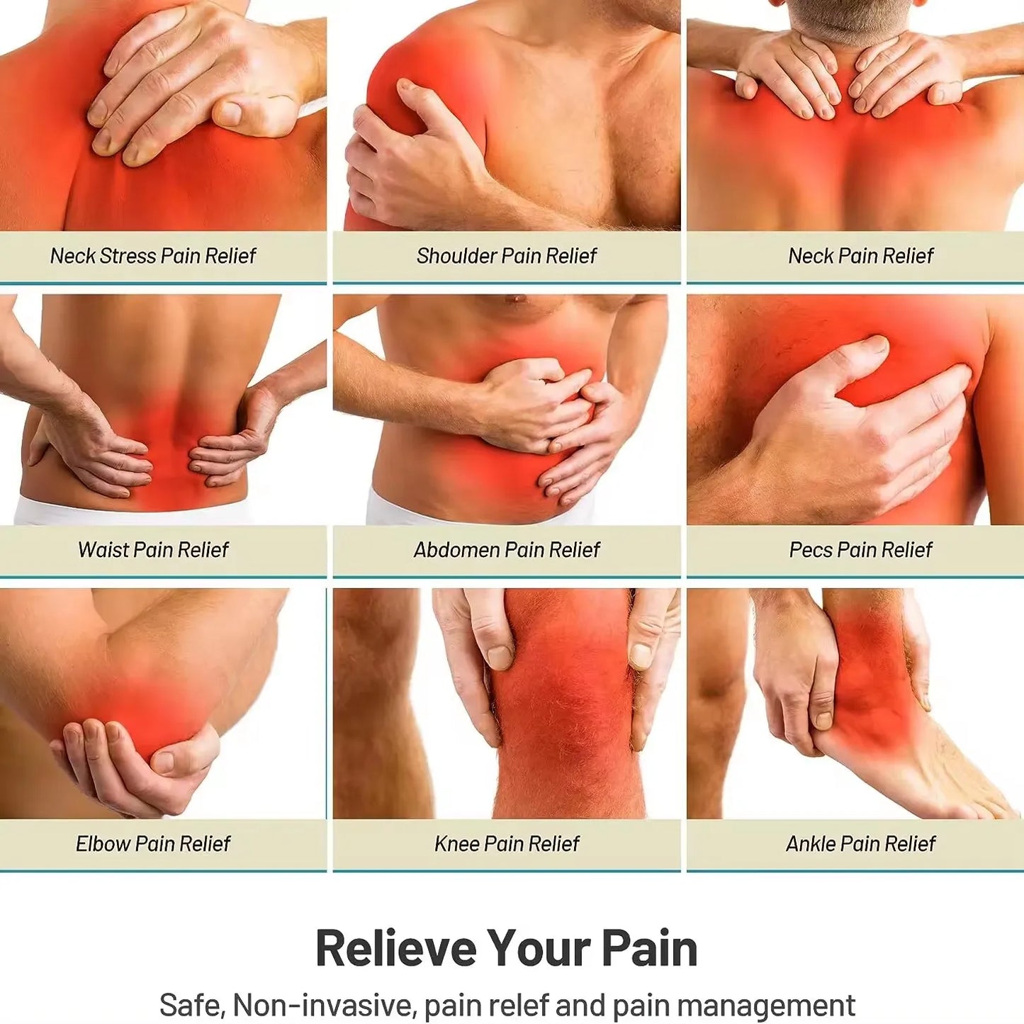 4 In 1 Electric Muscle Stimulator Interferential High-Frequency Physiotherapy Device IFT RUSS TENS Pulse Electrostimulator