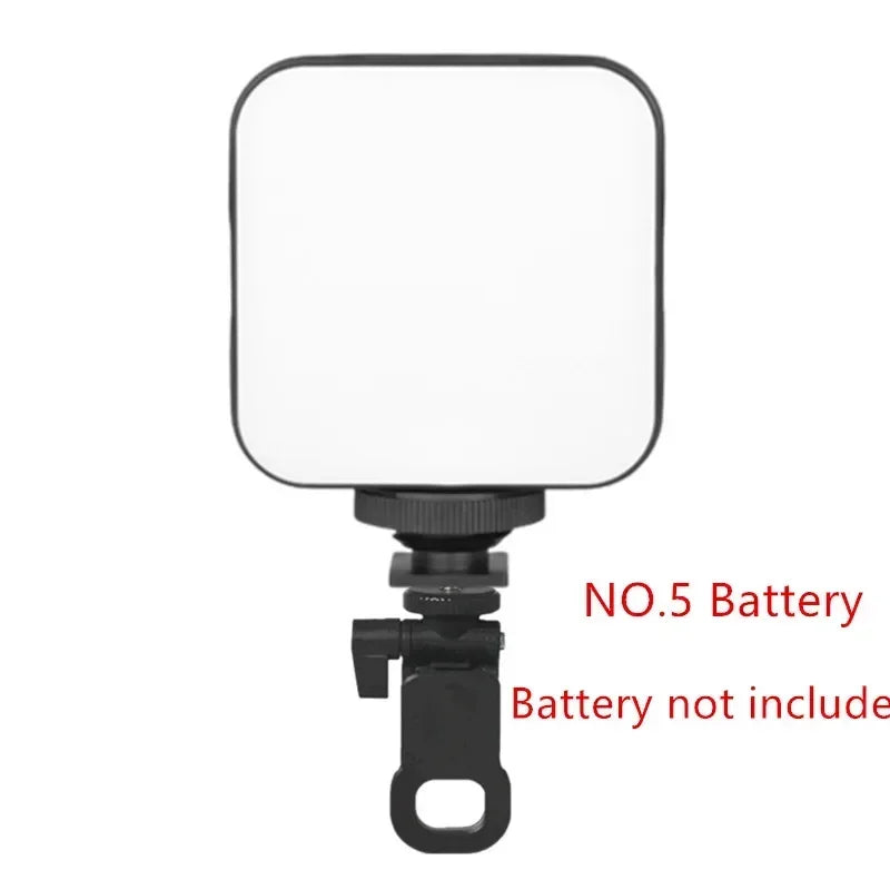 Pocket LED Selfie Light for IPhone Samsung IPad Mobile Phone Laptop Clip Ring Flash Fill Video Photo Ringlight Photography Lamp