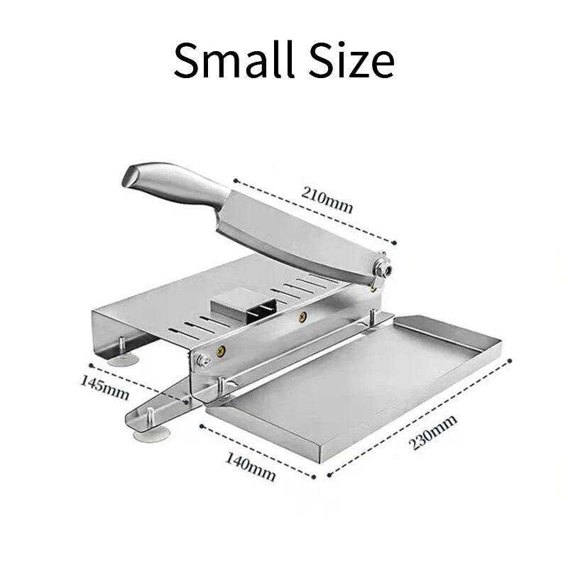 LIJAYO Commercial Manual Frozen Chicken Duck Fish Slicer Bone Cutting Tool Stainless Steel Minced Lamb Bone Meat Cutter