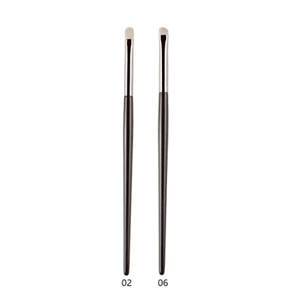1pc White Pony Hair Eyeshadow Makeup brushes Small Smudge Precision Crease Detail Bevel Eye Shadow Make up brush Liner Lip