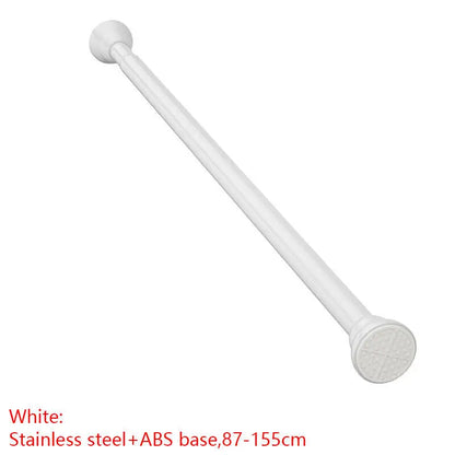 Shower Curtain Pole Rail Rod Bath Door Window Heavy Duty Extendable Telescc`