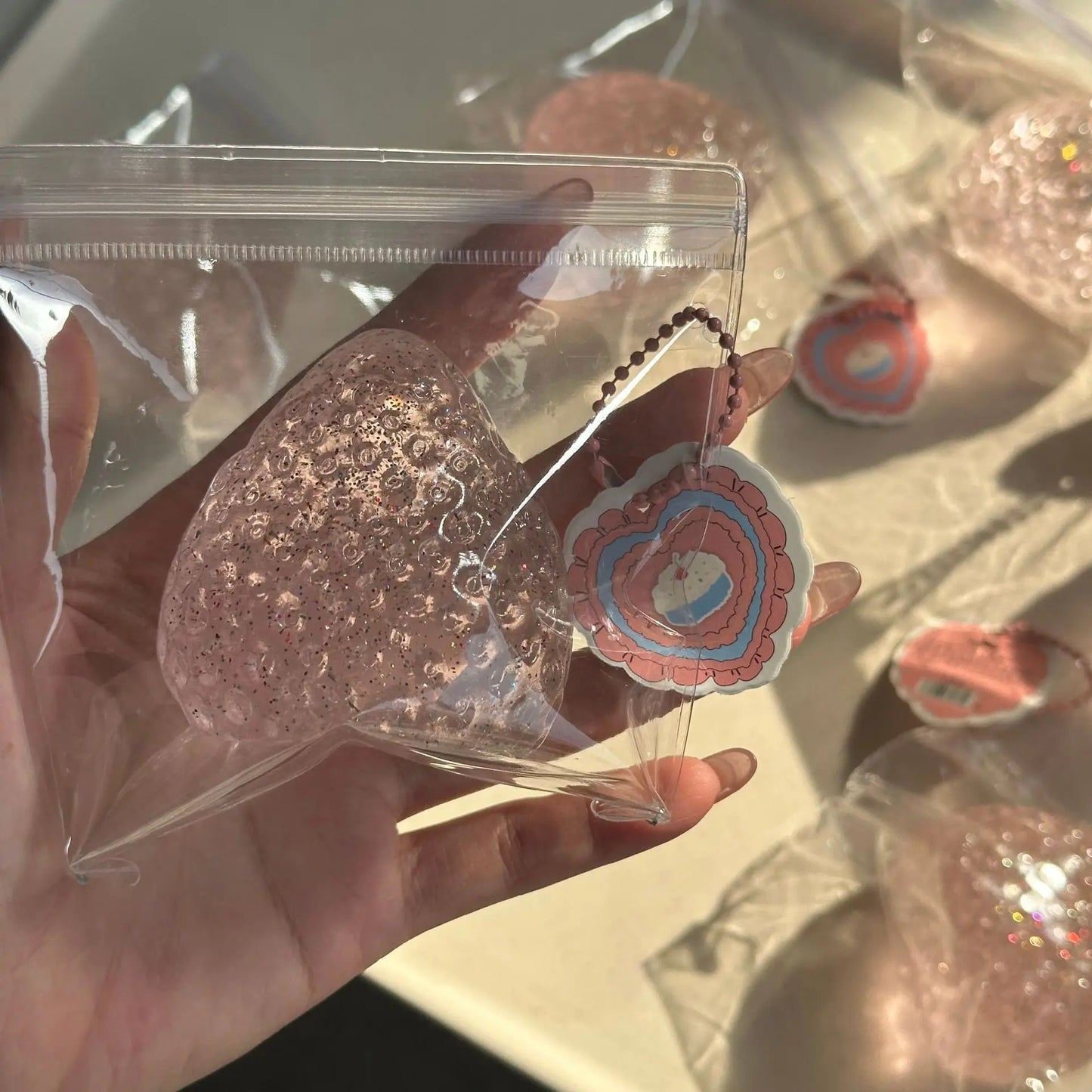 Strawberry Taba Squishy Fidget Toy - Slow Rebound Stress Relief Toy for Kids, Adults, Office & Party Favors - Squeeze Gift