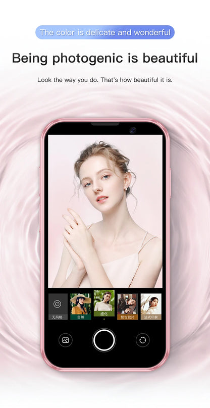 SERVO 16SE Mini Smartphone 16GB ROM Android 9.0 Wifi Dual SIM Standby Play Store 3G WCDMA 3.0"Little Smart Cellphone New Version