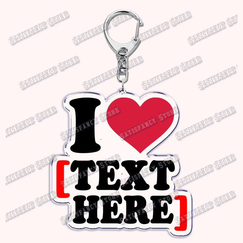 Custom I Love You My Fictional Boyfriend Awesome Girlfriend Keychain Emo Boys Hot Wife Mom Dad Key Ring Keychains Bf Gf Gifts
