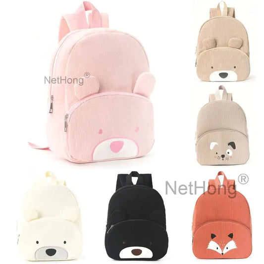 Bear/Dog Cartoon Backpack Large Capacity Student School Bag Cute Travel Gift~