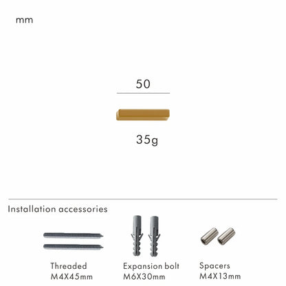 Nurlin 5 inchs 125mm Luxury Address Big House Numbers Modern Gold Black Silver Floating Signage Outdoor Digits Mailbox Sign