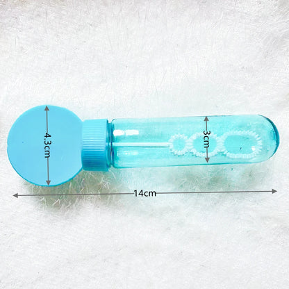 6/12/18Pcs 4.3x14cm Soap-free Liquid Bubble Tube Birthday Celebration Wedding Party Halloween Christmas Carnival Gift Decoration