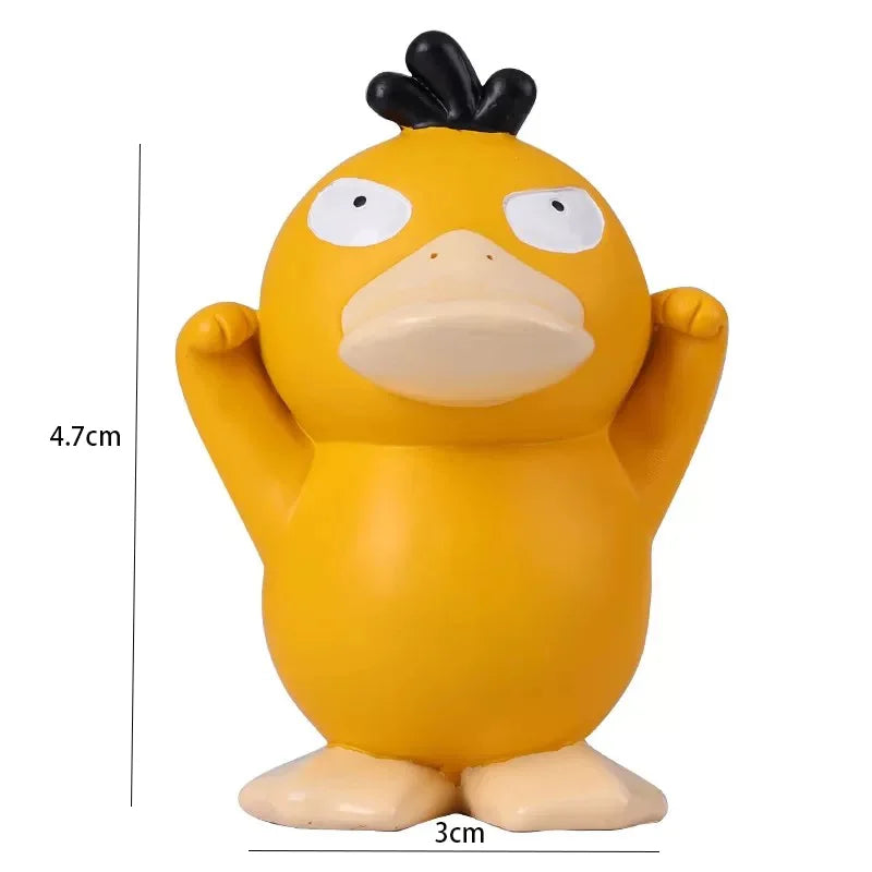 Miniso Anime Peripheral Cute Pokémon Psyduck Ornaments Glasses Frame Supplies Eye Display Stand Decoration Craft Stand Gifts