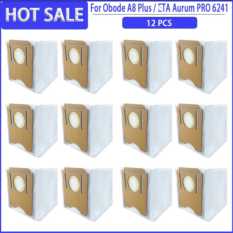 Main Side Brush HEPA Filter Mops Colth Dust Bag For Obode A8 Plus / ETA Aurum PRO 6241 Robotic Vacuum Cleaner Accessories