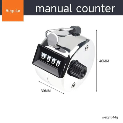NEW Digital Hand Tally Counter Manual Counting Golf Clicker Training Counter 4 Digit Number Hand Held Tally Counter Mini Mechani