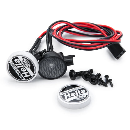 MIBIDAO 2/4LED RC Car Roof Light Round Lamp Spotlight For 1/10 Axial SCX10 II 90046 TRX4 Tamiya CC01 D90 D110