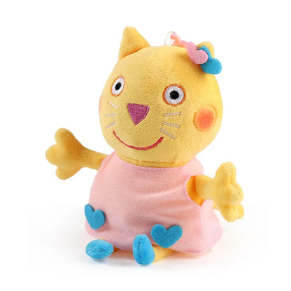 19cm 100% Genuine PEPPA PIG Stuffed Soft Doll Peppa George Zoe Suzy Rebecca Emily Danny Pedro bear Dinosaur Children Plush toy