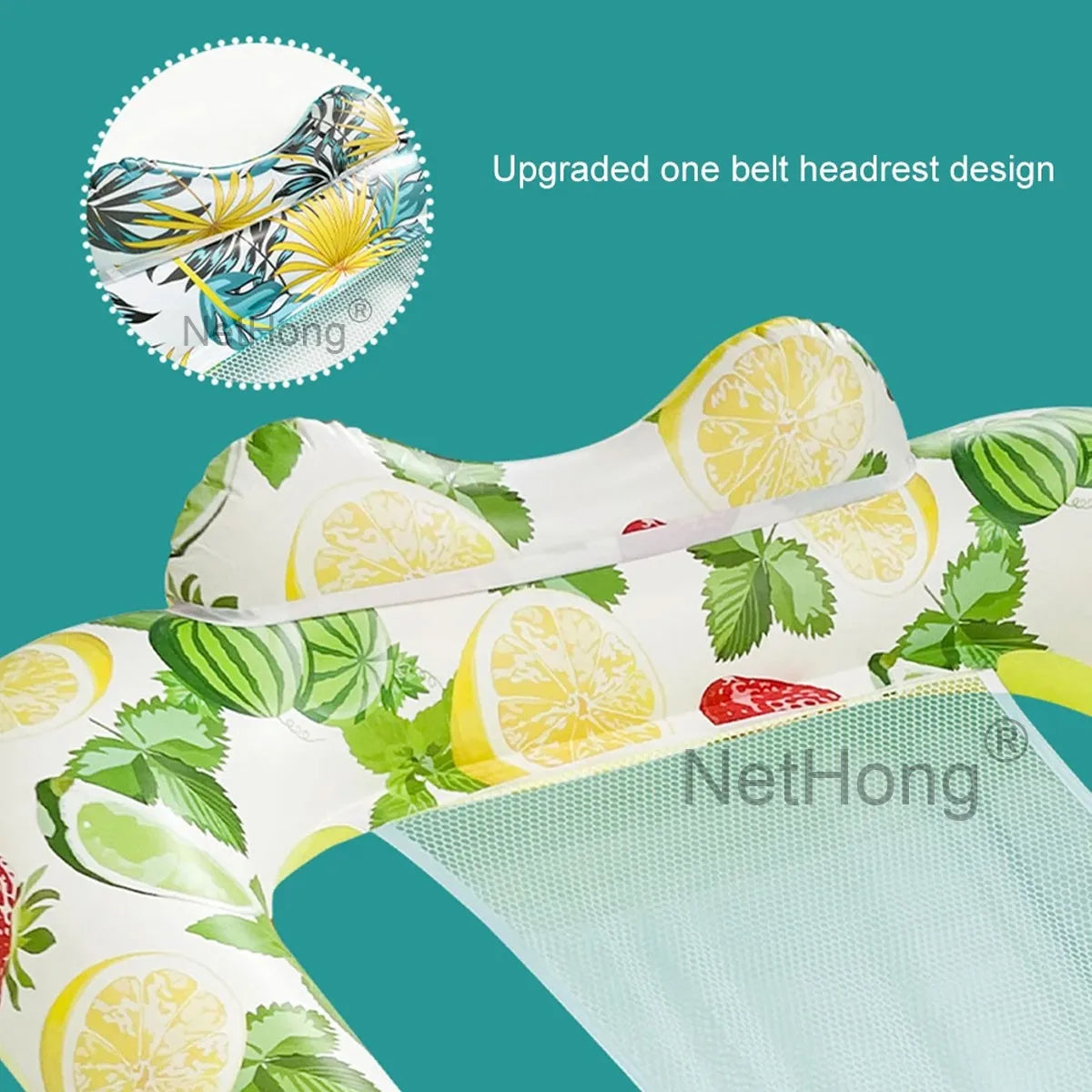 Inflatable Pool Floating Row Portable Float Bed Seat Adult Beach Party Swimming~