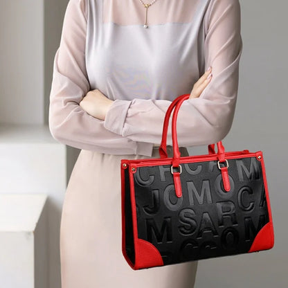 The New Fashion Women's Bag All Match High-Grade Sense Bag Women's Large Capacity Briefcase Women's Single Shoulder Tote Bag